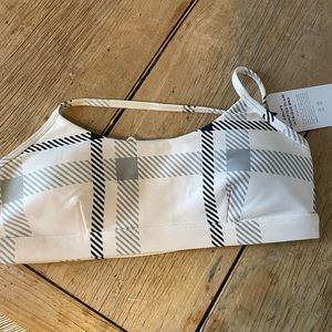 ALO Airlift Magnified Plaid Intrigue Bra